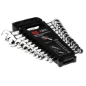 RS PRO 12-Piece Ratchet Spanner Set, 8 To 19 mm, Chrome Vanadium Steel 487-191