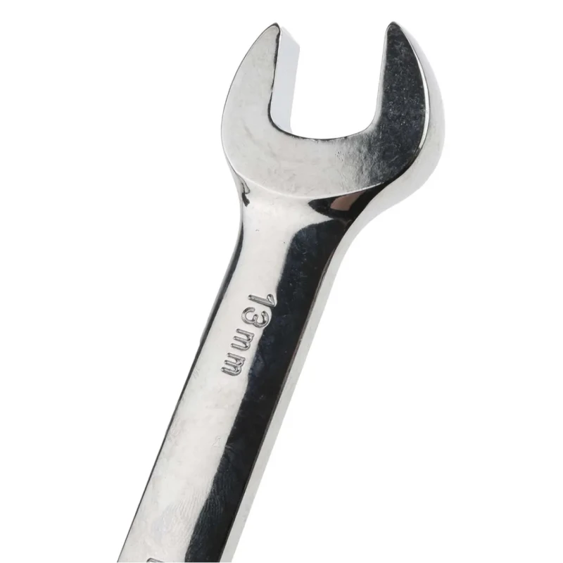 RS PRO Combination Ratchet Spanner 13 mm, 180mm Overall Length Chrome Vanadium Steel Chrome Finish 487-264