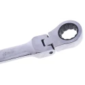 RS PRO 12-Piece Hinged Ratchet Combination Spanner Set 8 to 19 mm Chrome Vanadium Steel 487-268