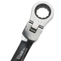 RS PRO Combination Ratchet Spanner 13 mm, 180mm Overall Length Chrome Vanadium Steel Chrome Finish 487-264