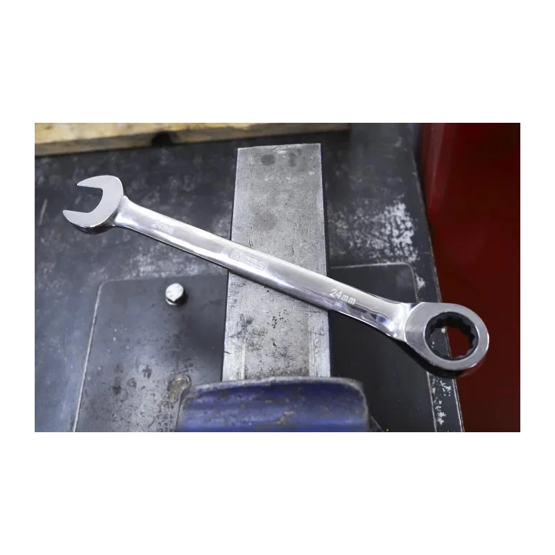 RS PRO Combination Ratchet Spanner 24 mm, 325mm Overall 487-270