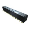 Samtec TLE Series Straight Surface PCB Socket 20-Contact 2 Row 2 mm Pitch Solder TLE-110-01-G-DV-K-TR