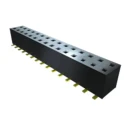 Samtec Straight Surface PCB Socket 34-Contact 2 Row 2 mm Pitch Solder TLE-117-01-G-DV