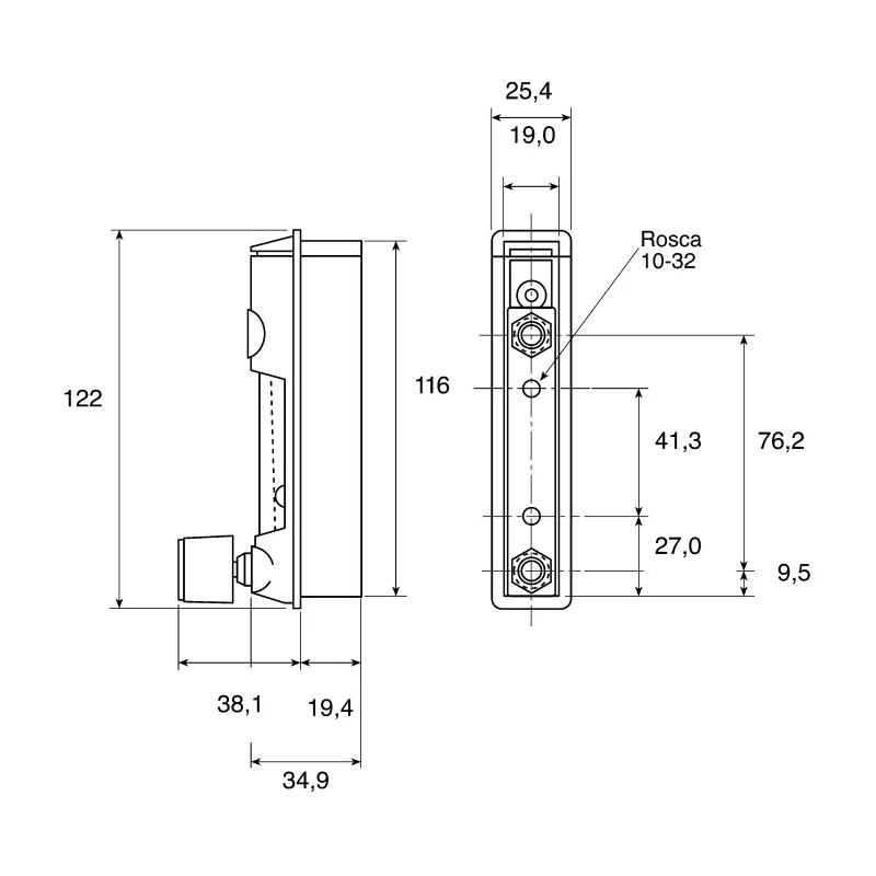 Key Instruments Series Variable Area Flow Meter for Gas, 0.05L/min to 0.5L/min Flow Rate, Polycarbonate Housing, 1/8 MR3000
