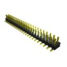 Samtec TMMH Series Straight Through Hole Pin Header, 40 Contacts, 2 mm Pitch, 2 Row, Unshrouded, 281V, 5.1A TMMH-120-01-L-D