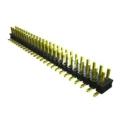 Samtec TMMH Series Straight Through Hole Pin Header 20 Contact 2 mm Pitch 2 Row Unshrouded TMMH-110-01-F-D