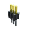 Samtec TMS Series Right Angle Through Hole Pin Header, 2 Contact(s), 1.27 mm Pitch, 1 Row, Unshrouded TMS-102-02-G-S-RA