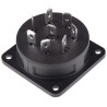 Bulgin Power Connector Panel Mount, 8 Pole, Female, 250V AC 6A Nylon Housing PX0552