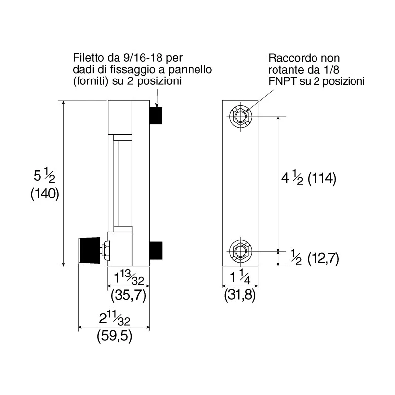BROOKS GR Series Variable Area Flow Meter 0.5L/min to 5L/min Borosilicate Glass, 13.7bar, 93°C 1250AD6053ALAVB