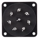 Bulgin Power Connector Panel Mount, 8 Pole, Female, 250V AC 6A Nylon Housing PX0552