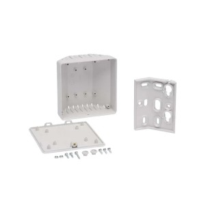 CAMDENBOSS 1500 Series Grey Light Grey Lid Plastic Enclosure IP30, 100 mm x 100 mm x 53.2 mm CB1500-10VGY-KIT