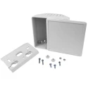 CAMDENBOSS 1500 Series Grey Light Grey Lid Plastic Enclosure IP30, 100 mm x 100 mm x 53.2 mm CB1500-10VGY-KIT
