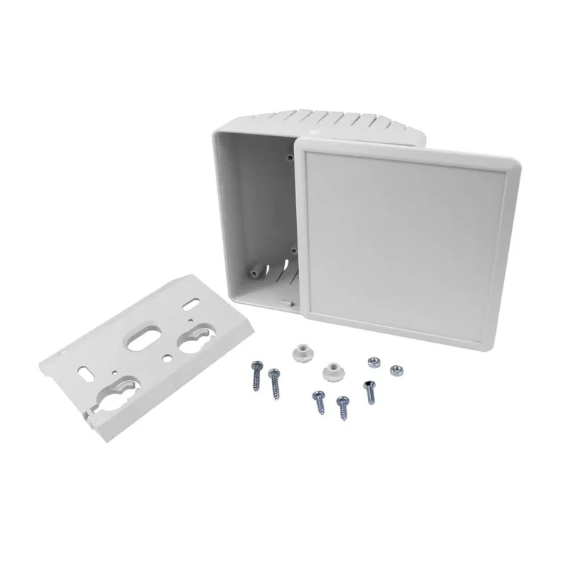 CAMDENBOSS 1500 Series Grey Light Grey Lid Plastic Enclosure IP30, 100 mm x 100 mm x 53.2 mm CB1500-10VGY-KIT