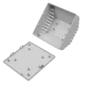 CAMDENBOSS 1500 Series Grey Light Grey Lid Plastic Enclosure IP30, 100 mm x 100 mm x 53.2 mm CB1500-10VGY-KIT