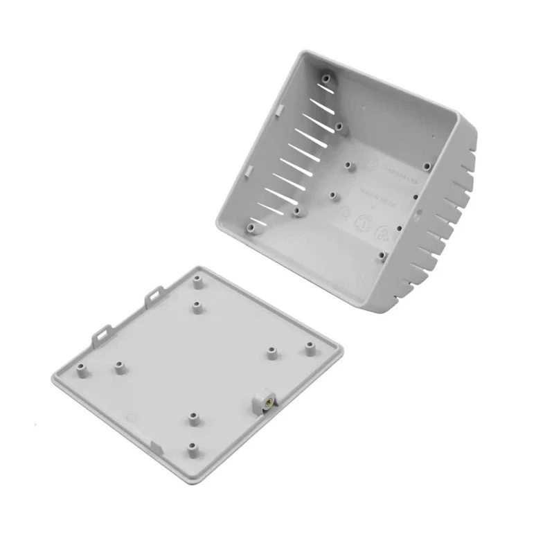 CAMDENBOSS 1500 Series Grey Light Grey Lid Plastic Enclosure IP30, 100 mm x 100 mm x 53.2 mm CB1500-10VGY-KIT