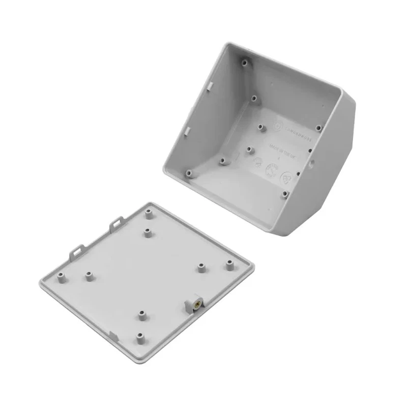 CAMDENBOSS 1500 Series Grey Light Grey Lid Plastic Enclosure, Universal Smart Kit IP40, 100 mm x 100 mm x CB1500-10SGY-KIT