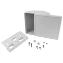 CAMDENBOSS 1500 Series Grey Light Grey Lid Plastic Enclosure, Universal Smart Kit IP40, 100 mm x 100 mm x CB1500-10SGY-KIT