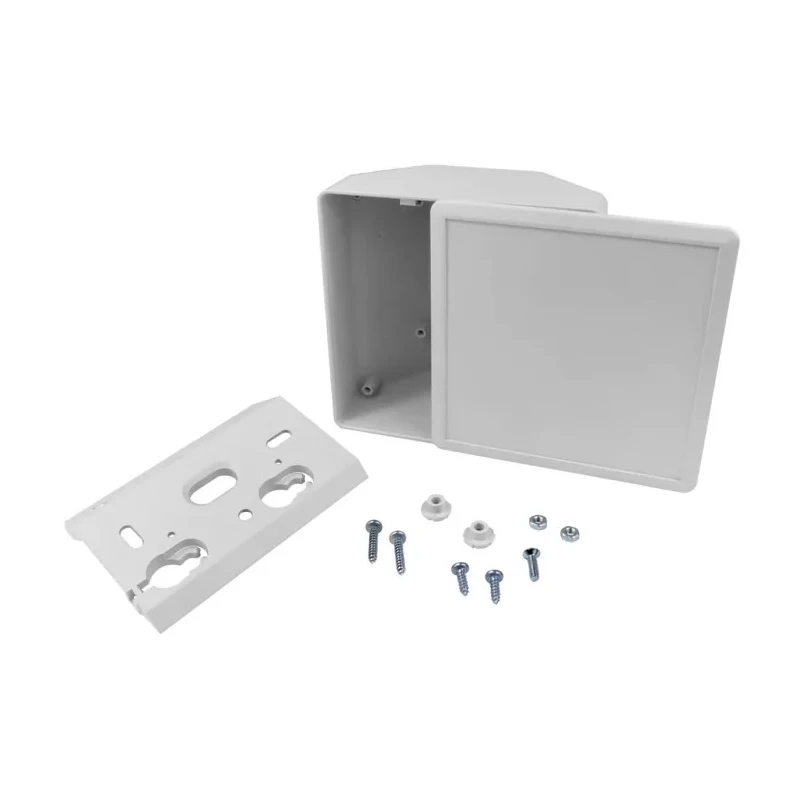 CAMDENBOSS 1500 Series Grey Light Grey Lid Plastic Enclosure, Universal Smart Kit IP40, 100 mm x 100 mm x CB1500-10SGY-KIT