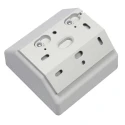 CAMDENBOSS 1500 Series Grey Light Grey Lid Plastic Enclosure, Universal Smart Kit IP40, 100 mm x 100 mm x CB1500-10SGY-KIT