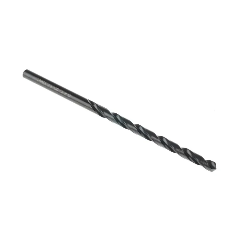 Dormer High-Speed Steel (HSS) Drill Bit 1 Inch, 156mm Overall Length, 6.8mm Shank Size, 118° Point Angle A1106.8