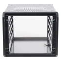 nVent SCHROFF 3U 19 in Ventilated Rack Mount Case Aluminium Frame Acrylic Glass Front Panel 14576-101