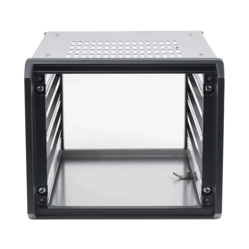 nVent SCHROFF 3U 19 in Ventilated Rack Mount Case Aluminium Frame Acrylic Glass Front Panel 14576-101