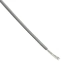 Alpha Wire Hook Up Wire PVC Series Grey 22 AWG, 7x0.25 mm Strands, 30 m Length, Polyvinyl Chloride Jacket, 150V 7055 SL005