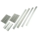 nVent Schroff europac PRO Series 3 U Rack Mount Chassis Stainless Steel Aluminium 84 HP 175 mm Depth 24563-191