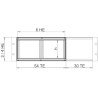 nVent SCHROFF EuropacPRO Series Rack Mount Kit for Use with Double Euroboards in 3 U Rack Unit 24564-117