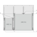 nVent SCHROFF MultipacPRO Series 1 U Rack Mount Chassis 1U Height 35.6mm 20860-115