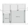 nVent SCHROFF MultipacPRO Series 1 U Rack Mount Chassis 1U Height 35.6mm 20860-115