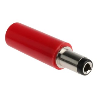 RS PRO Straight DC Jack 5A, 12V, Cable Mount, 23.6 mm Length, Nickel-plated Brass Contacts 487-814