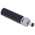 RS PRO DC Power Plug Straight Male Jack 5A 12V Cable Mount, 5.5mm Outer Diameter, 2.1mm Inside Diameter, 40.4mm 487-820
