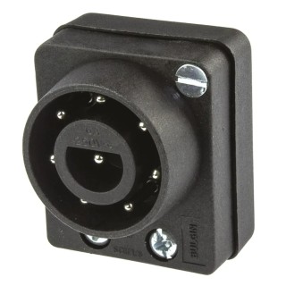 Bulgin Power Connector Cable 8 Screw Terminal 250V AC 6A Nylon Housing Brass Contacts PX0551