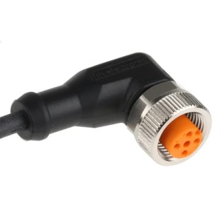 ifm electronic Sensor Actuator Cable Female 4-Way M12 to Free End, Polyurethane Jacket, 10m Length EVC009