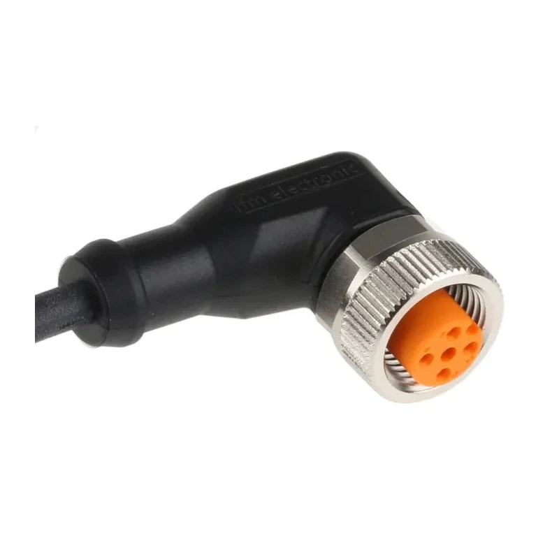 ifm electronic Sensor Actuator Cable Female 4-Way M12 to Free End, Polyurethane Jacket, 10m Length EVC009