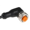 ifm electronic Sensor Actuator Cable Female 4-Way M12 to Free End, Polyurethane Jacket, 10m Length EVC009