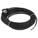 ifm electronic Sensor Actuator Cable Female 4-Way M12 to Free End, Polyurethane Jacket, 10m Length EVC009