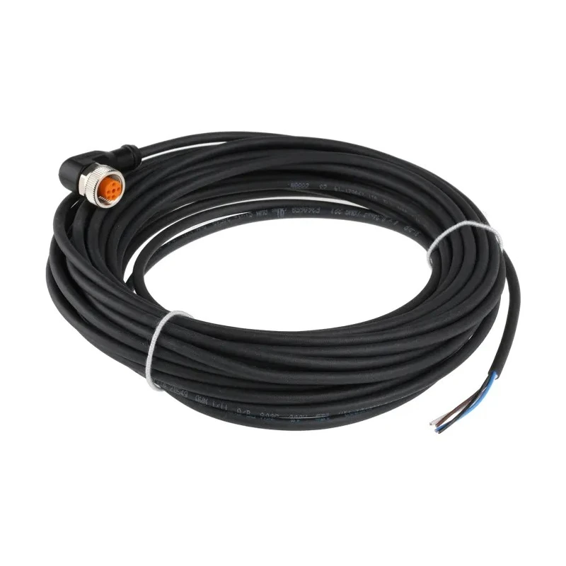 ifm electronic Sensor Actuator Cable Female 4-Way M12 to Free End, Polyurethane Jacket, 10m Length EVC009