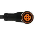 ifm electronic Sensor Actuator Cable Female 4-Way M12 to Free End, Polyurethane Jacket, 10m Length EVC009