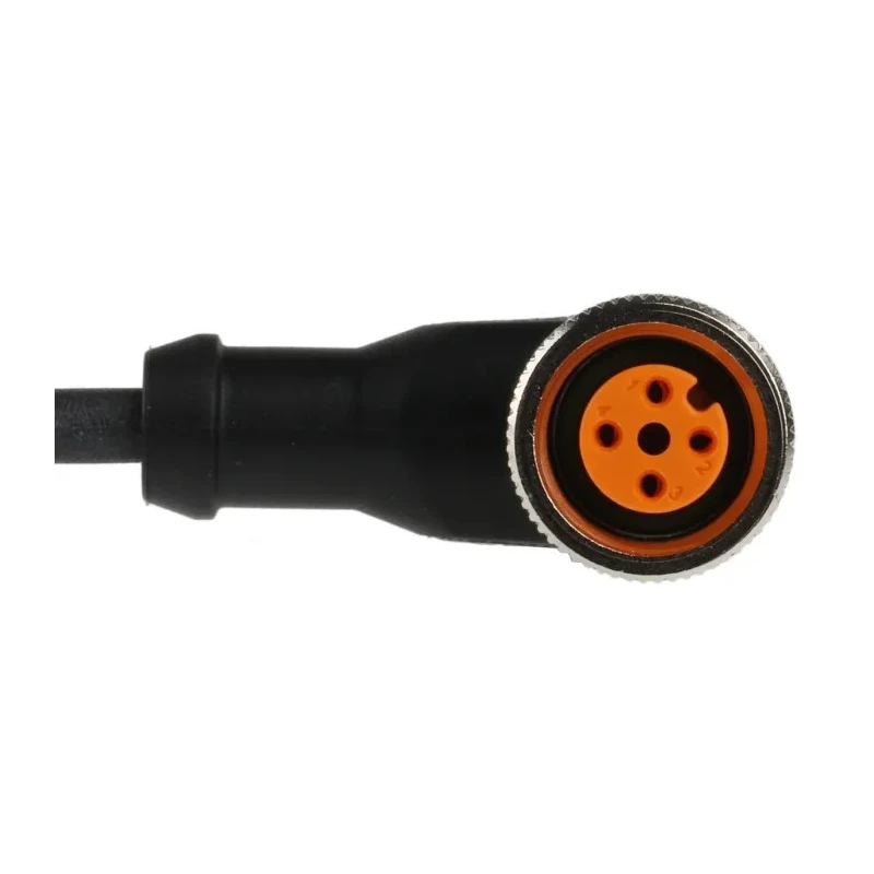 ifm electronic Sensor Actuator Cable Female 4-Way M12 to Free End, Polyurethane Jacket, 10m Length EVC009