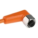 ifm electronic Female 4 Way Right Angle to Unterminated Free End Sensor Actuator Cable, 5 m EVT004