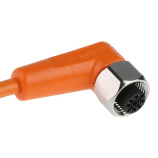 ifm electronic Female 4 Way Right Angle to Unterminated Free End Sensor Actuator Cable, 5 m EVT004
