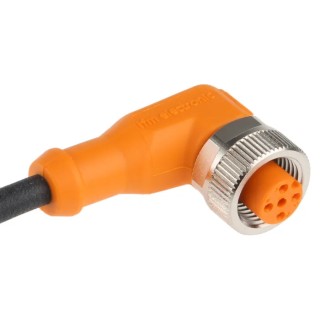 ifm electronic Female 4 Way Right Angle to Unterminated Free End Sensor Actuator Cable, 10 m EVC006