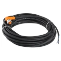 ifm electronic Female 4 Way Right Angle to Unterminated Free End Sensor Actuator Cable, 10 m EVC006