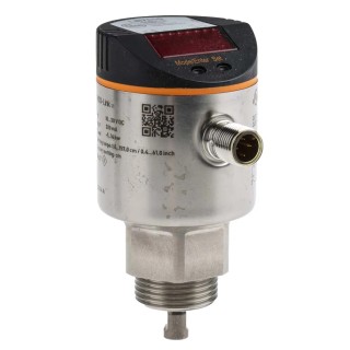 ifm electronic Electronic Level Sensor Screw Mount Fluorelastomer PTFE Gasket Stainless Steel Housing LR7000