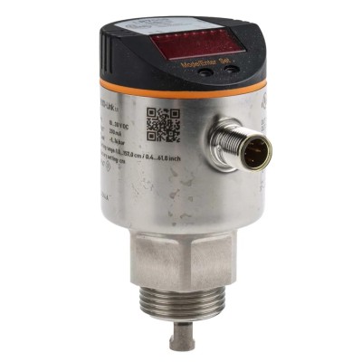 ifm electronic Electronic Level Sensor Screw Mount Fluorelastomer PTFE Gasket Stainless Steel Housing LR7000