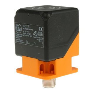 ifm electronic Block Inductive Proximity Sensor PNP 36 V DC 200 mA 20 mm Flush Mount IM5115
