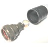 Amphenol Limited Circular Connector Backshell Size 10 Straight Female Aluminium Alloy Black 29.72mm BK4Size
