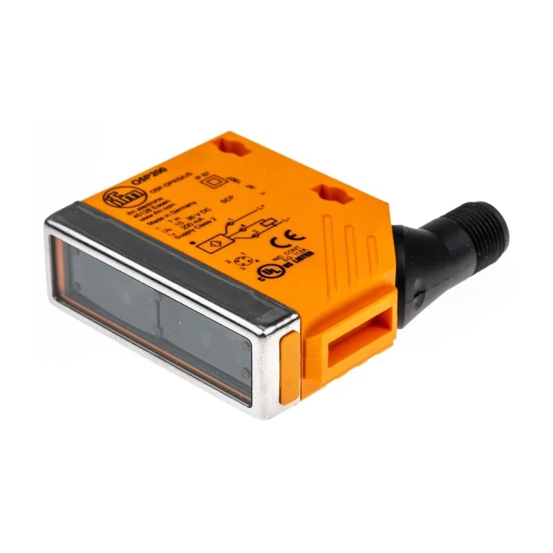 ifm electronic Retroreflective Photoelectric Sensor Block Style 100 mm to 7 m Detection Range PNP Output IP67 O5P200